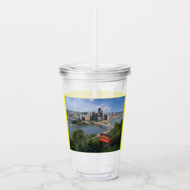 Pittsburgh Pennsylvania Tumbler Take Away Mugg (Framsida)