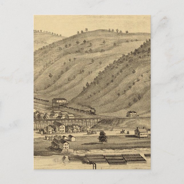 Pittsburgh, Pennsylvania Vykort (Framsida)