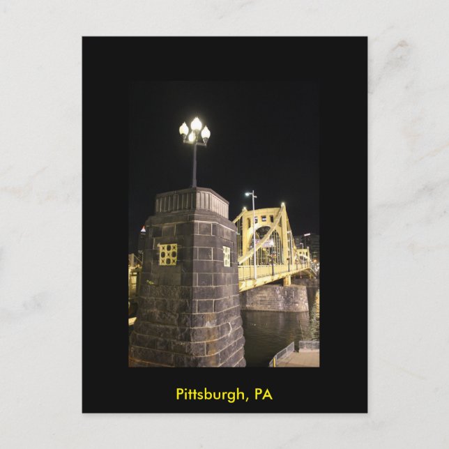 Pittsburgh, Pennsylvania-vykort Vykort (Framsida)