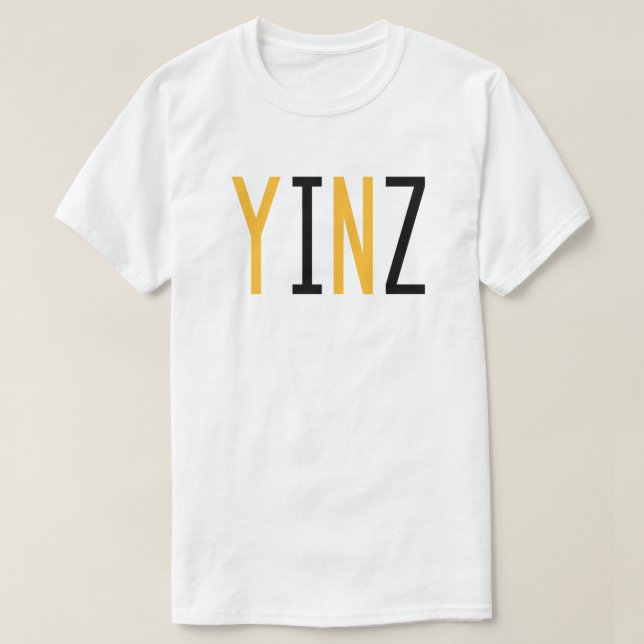 Pittsburgh Pennsylvania "Yinz" T-tröja Tee (Design framsida)