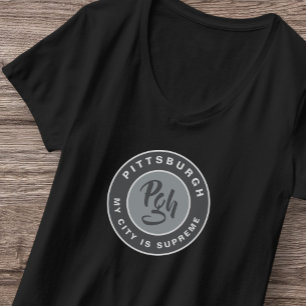Pittsburgh Pgh Activewear Fitness Vintage Yinz T Shirt