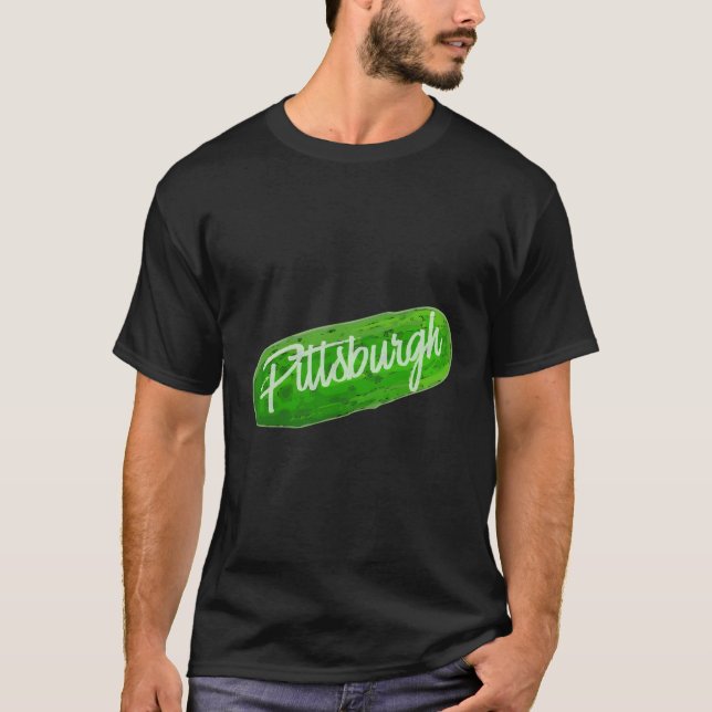 Pittsburgh Pickle T Shirt (Framsida)