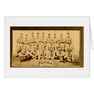 Pittsburgh Pirater Team 1913 Hälsningskort