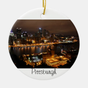 Pittsburgh prydnad julgransprydnad keramik