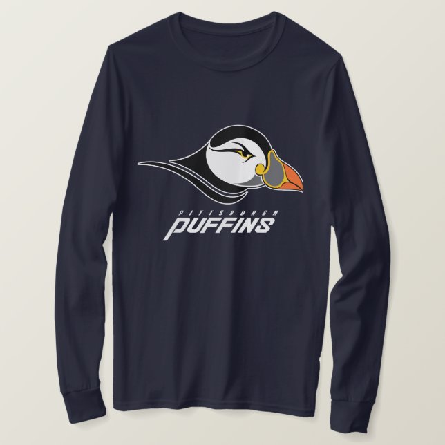 Pittsburgh Puffins Classic Logo T Shirt (Design framsida)