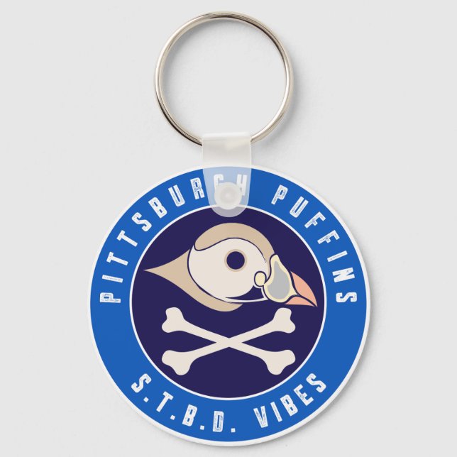 Pittsburgh Puffins S.T.B.D. Vibes Nyckelring (Framsida)