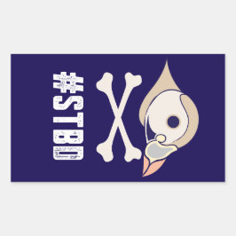 Pittsburgh Puffins #STBD Rektangulärt Klistermärke