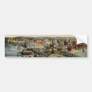 Pittsburgh-punkten 1931 Bumper-symbol Bildekal