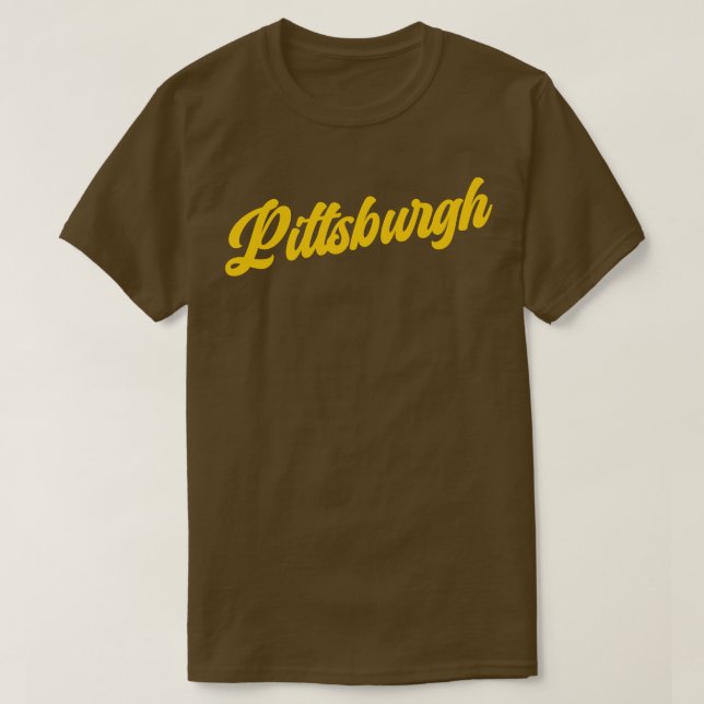 Pittsburgh Retro Pittsburgh Penguins T Shirt (Design framsida)