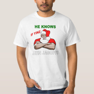PITTSBURGH SANTA SKJORTA T SHIRT