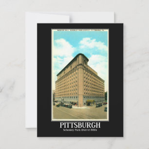 Pittsburgh Schenley Park District 1930-talet Vykort
