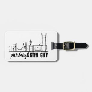Pittsburgh Skyline Bagagebricka