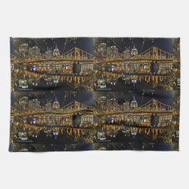 PITTSBURGH SKYLINE KITCHEN TOWEL TERRIBLE KÖKSHANDDUK