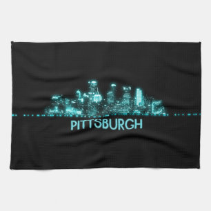 Pittsburgh Skyline Kökshandduk