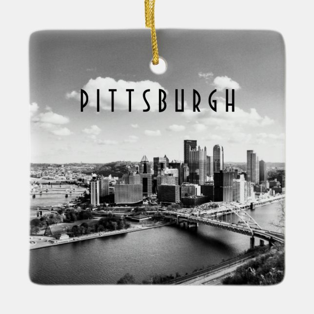Pittsburgh Skyline Ornament (Framsida)