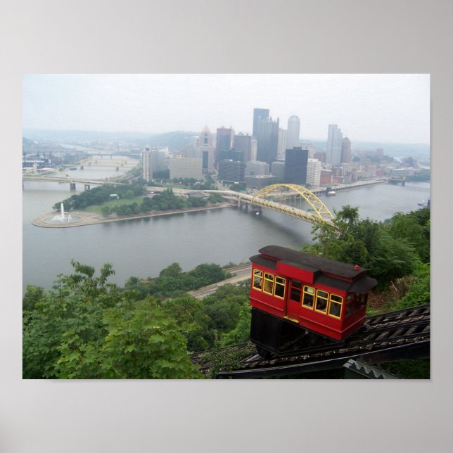 Pittsburgh Skyline Poster (Framsidan)