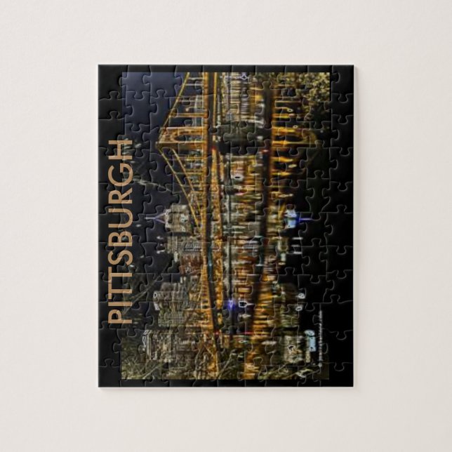 PITTSBURGH SKYLINE PUZZLE PUSSEL (Vertikal)