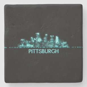 Pittsburgh Skyline Stenunderlägg