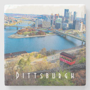 Pittsburgh Skyline Stenunderlägg