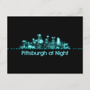 Pittsburgh Skyline Vykort