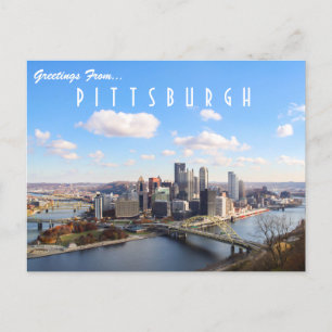 Pittsburgh Skyline vykort