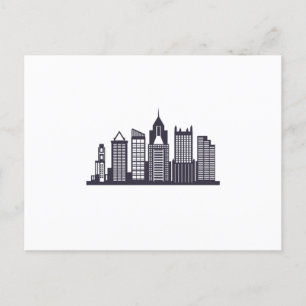 Pittsburgh Skyline Vykort
