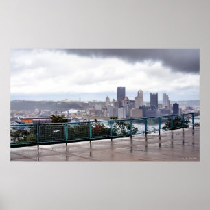 Pittsburgh,… som denna Steel inte rostar Poster