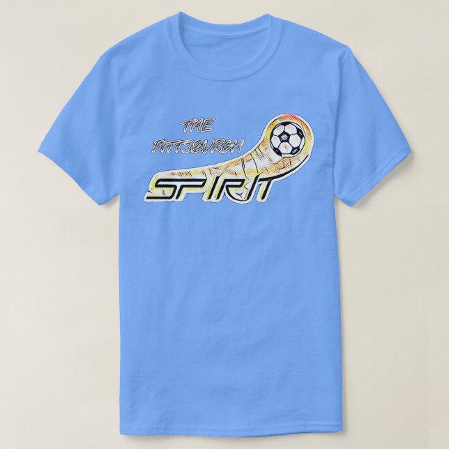 Pittsburgh Spirit Soccer T Shirt (Design framsida)