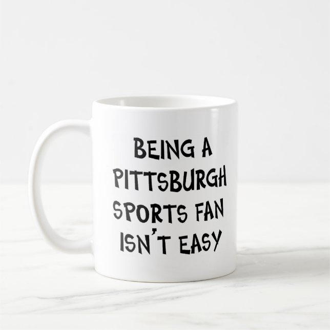 Pittsburgh sportfan, att vara kaffemugg (Vänster)
