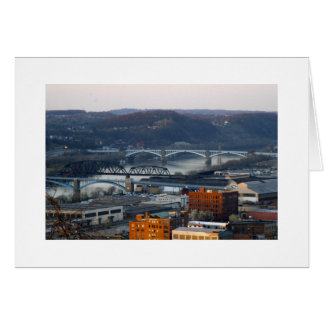 Pittsburgh stad av överbryggar OBS kort