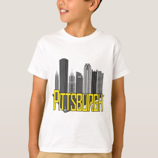 Pittsburgh stadsfärger t shirt