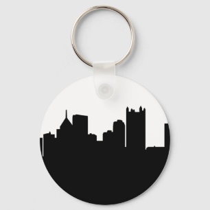 Pittsburgh stadshorisont nyckelring