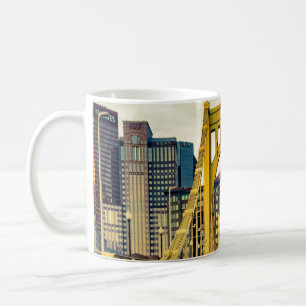 Pittsburgh Steel City Skyline 412 Pennsylvania kan Kaffemugg