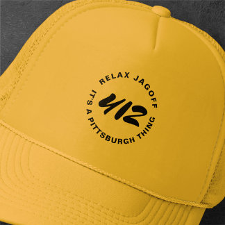 Pittsburgh Thing Burgh City Vintage Trucker Hatt Keps