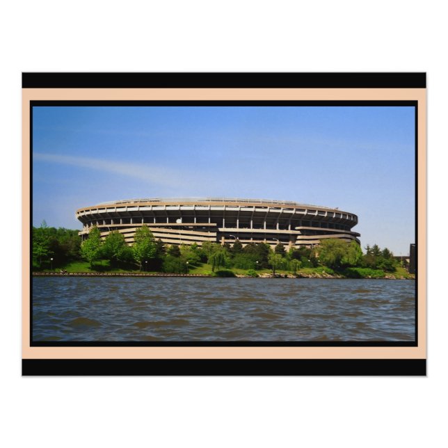 Pittsburgh Three Rivers Stadium- Fototryck (Framsidan)