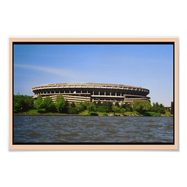 Pittsburgh Three Rivers Stadium- Fototryck (Framsidan)