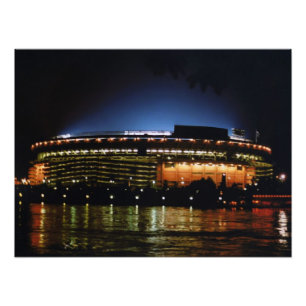 *Pittsburgh Tre Rivers Stadium Photo Fototryck