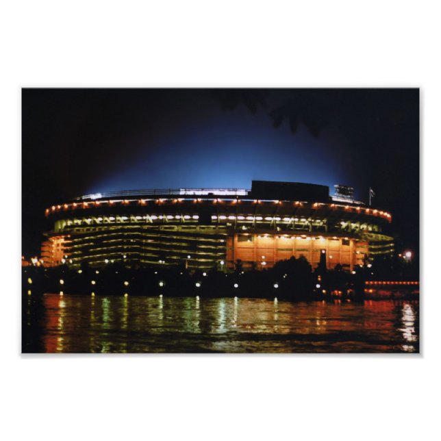 *Pittsburgh Tre Rivers Stadium Photo Fototryck (Framsidan)