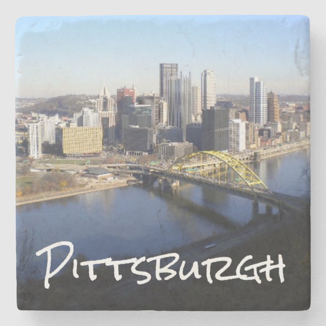 Pittsburgh Underlägg Sten (Framsidan)