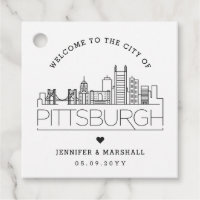 Pittsburgh Utsikt | Bröllopspresent till gästerna