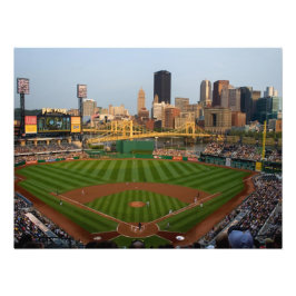 Pittsburgh-utskrifter Baseball-vy Fototryck