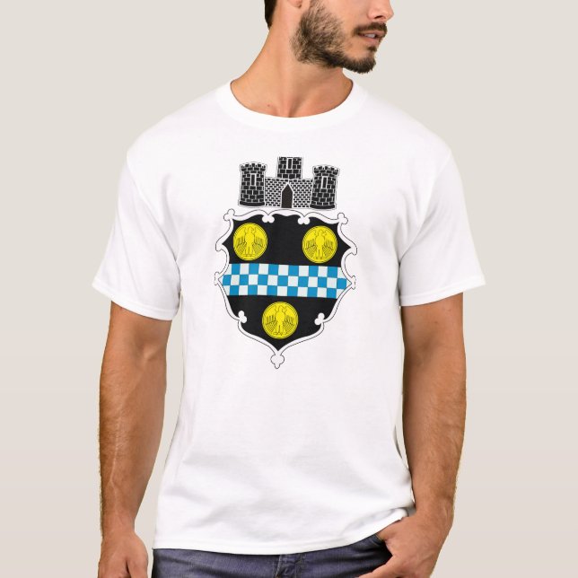 Pittsburgh vapensköldT-tröja T Shirt (Framsida)