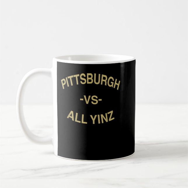 Pittsburgh vs. All Yinz City Pride for Pittsburgh  Kaffemugg (Vänster)