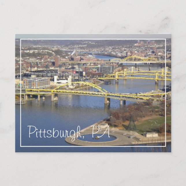 pittsburgh vykort (Framsida)