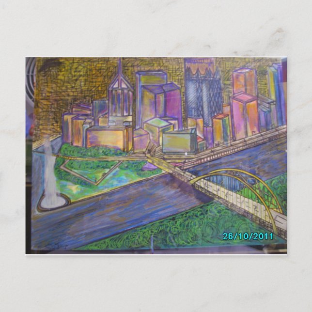 Pittsburgh Vykort (Framsida)