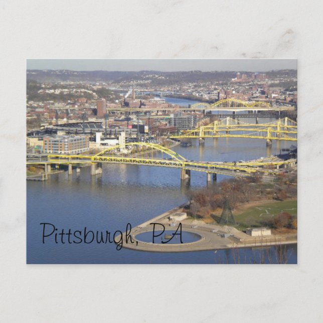 pittsburgh vykort (Framsida)