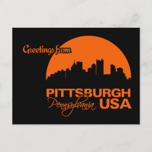 PITTSBURGH-vykort - anpassade Vykort
