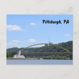 Pittsburgh vykort Pennsylvania semester souvenir