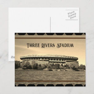 Pittsburgh vykort - Three Rivers Stadium