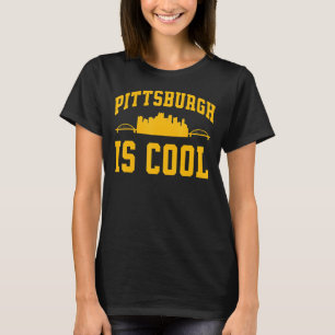 Pittsburgh Yinz Yinzer Steel City Skyline 412 Ho T Shirt